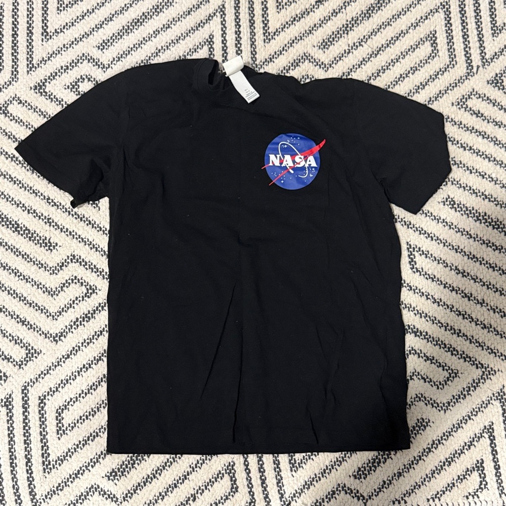 Black NASA Logo T-Shirt